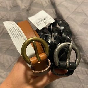 2-pack American Eagle skinny belts